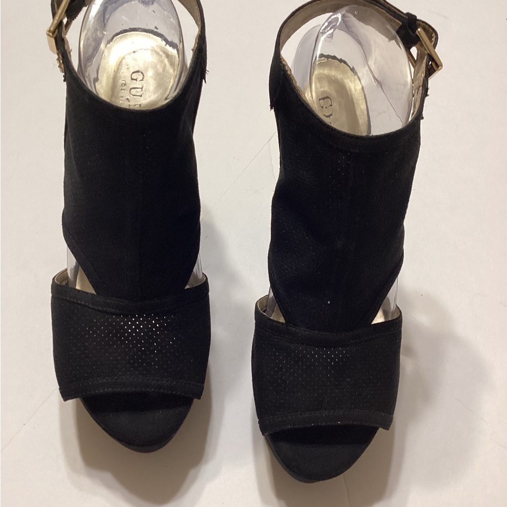 G by Guess Black Wedges